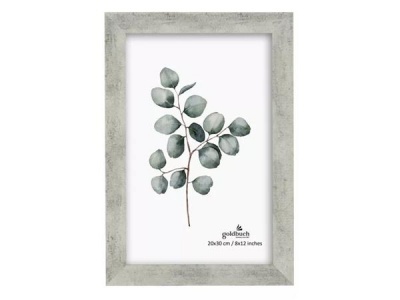 Obrazový rám, drevený, 20x30 cm, "Goldbuch Beton", betón