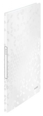 Prezentačná doska, 20 vreciek, A4, LEITZ "Wow", biela