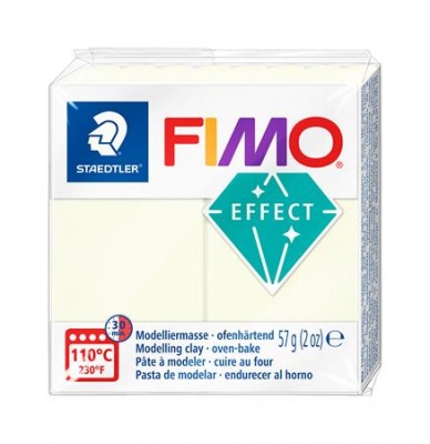 Modelovacia hmota, 57 g, polymérová, FIMO "Effect", v tme svietiaca