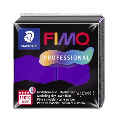 Modelovacia hmota, 57 g, vypaľovacia, FIMO Professional, fialová