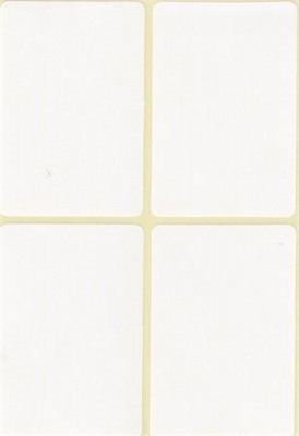 Etikety, 38x58 mm, 60 etikiet/bal