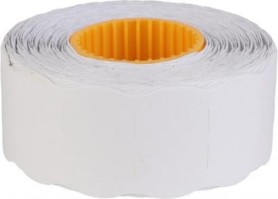 Cenové etikety, 25x16mm, "C", biela