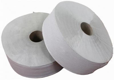 Toaletný papier, 1 vrstvový, veľký kotúč, 210 m, priemer 24 cm, "Vella", prírodný