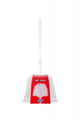 WC kefa, s držiakom, BONUS, biela