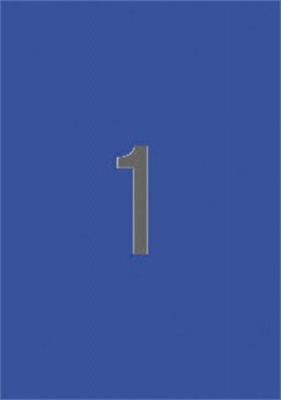 Etikety, 210x297 mm, farebné, APLI, modré, 20 etikiet/bal