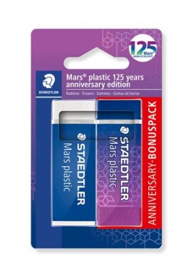 Guma, STAEDTLER "Mars® Plastic 526, 125 years", modrá-fialová