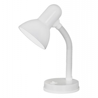 Stolová lampa, 40 W, "Basic", biela