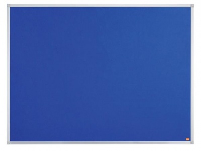 Odkazová tabuľa, hliníkový rám, 120x90 cm, NOBO "Essentials", modrá