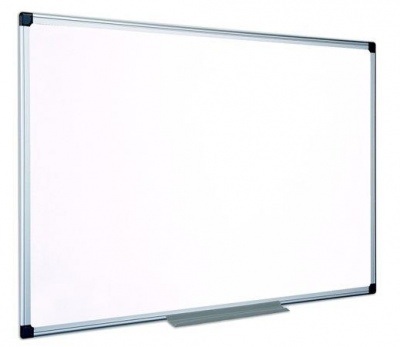 Biela tabuľa, nemagnetická, 90x180 cm, hliníkový rám, VICTORIA VISUAL