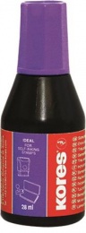 Pečiatková farba, 28 ml, KORES, fialová