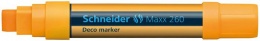 Kriedový popisovač, 5-15 mm, SCHNEIDER "Maxx 260", oranžový