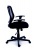 Kancelárska stolička, s opierkami , čalúnená, sieťové operadlo, čierny podstavec, MaYAH "Fun"