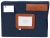 Poštová obálka, 42x5x32 cm, ALBA, modrá