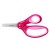 Nožnice, školské, 13 cm, FISKARS "Glitter Kids", ružová