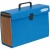 Aktovka s držadlom, kartónová, 19 priehradiek, FELLOWES "Bankers Box Handifile", modrá