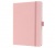 Diár, exkluzívny, A5, linajkový, 96 listov, tvrdá obálka, SIGEL "Jolie", svetloružová